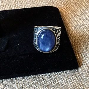 Sterling Silver and Blue Lapis Ring
